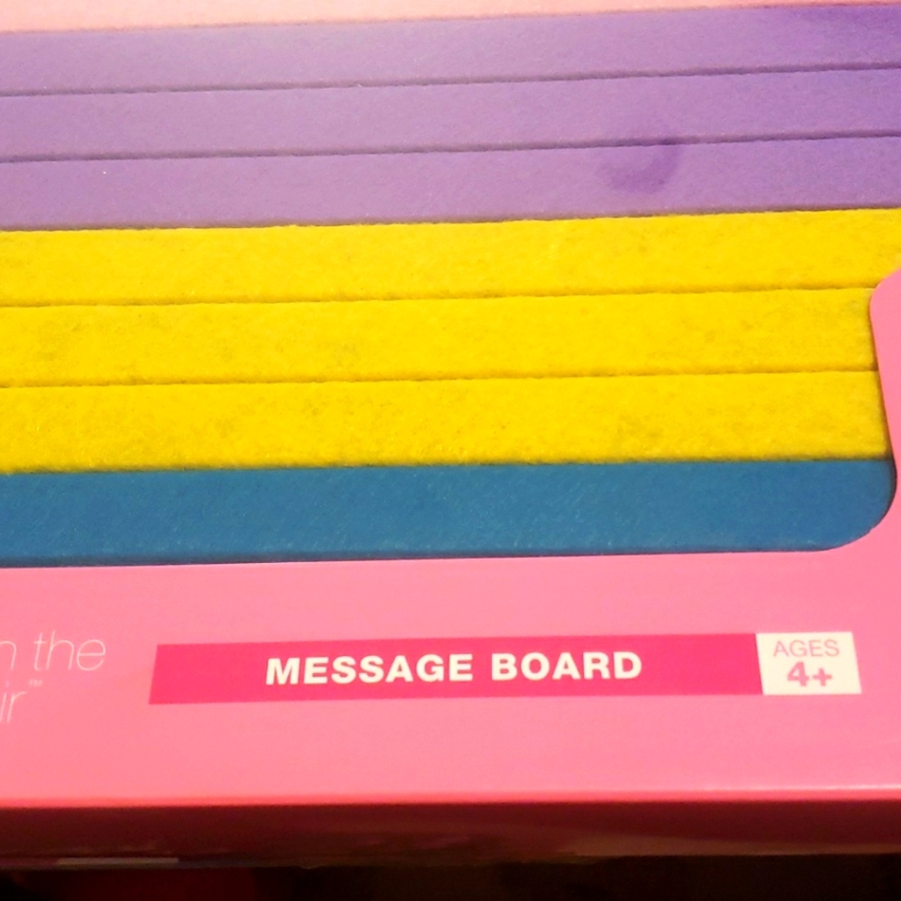 Message Board With Letters, Bonus Weekly Desk Pad & Post Its